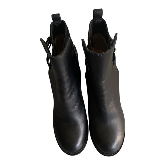 Acne Studios Cypress Black Leather Ankle Boots Sz 8.5 - Picture 3 of 14